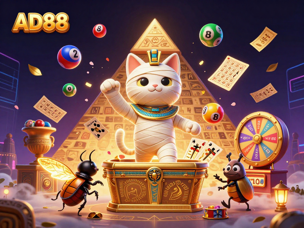 Join the adventure at AD88 casino with vibrant characters and exciting gaming elements.