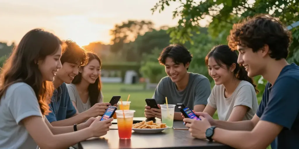 Luxury12 login experience brings friends together for fun outdoor gaming.