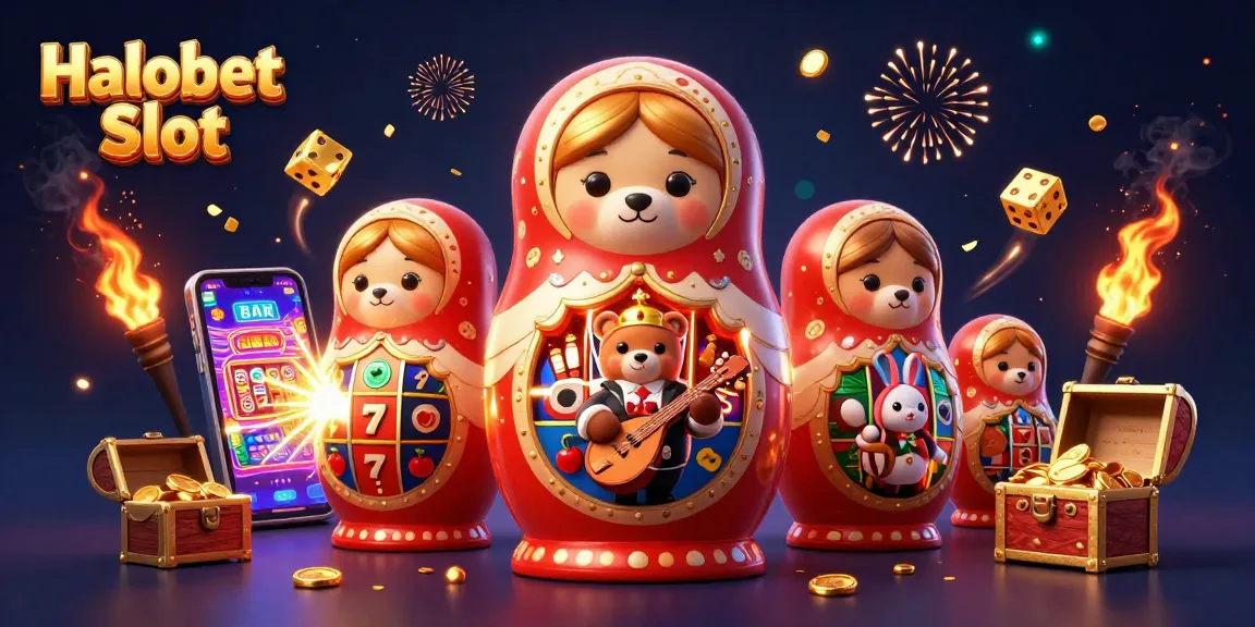 Win big at Halobet Slot with dazzling characters and exciting 3D casino elements.