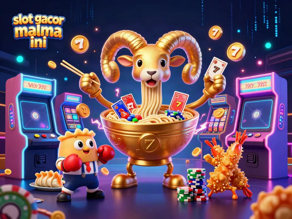 Experience the vibrant action of slot gacor malma ini with playful characters and slot reels.