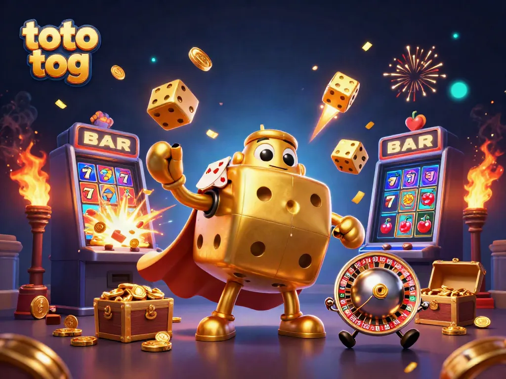 Experience thrilling jackpot action in this vibrant scene featuring toto tog elements.