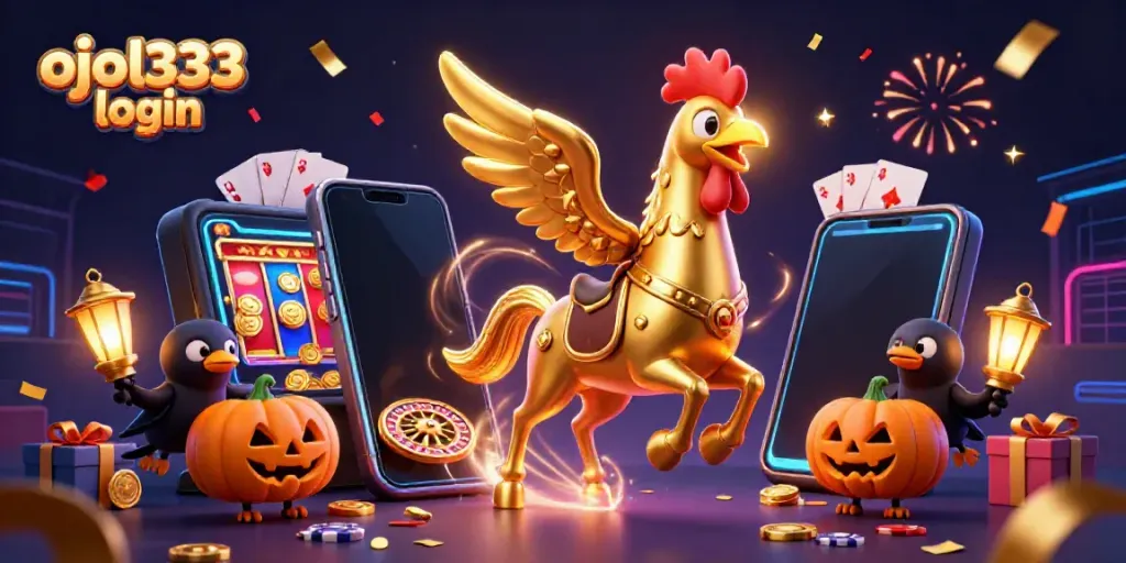 Experience ojol333 login strategy with golden rooster headless horseman and spectral casino atmosphere