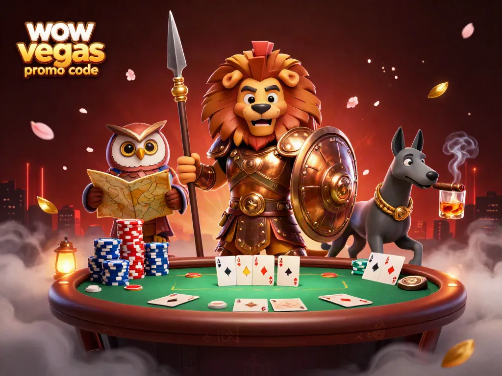 Claim your bonus at WOW Vegas promo code with an epic poker and casino showdown!
