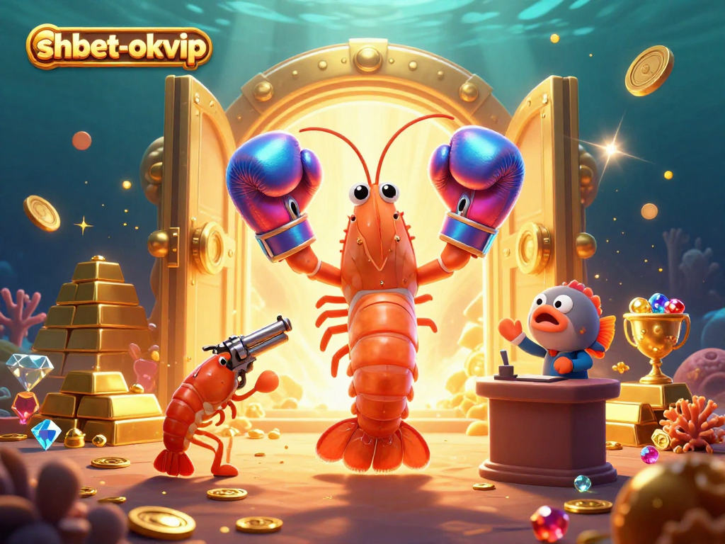 Play thrilling games with shbet-okvip in a vibrant underwater casino world.