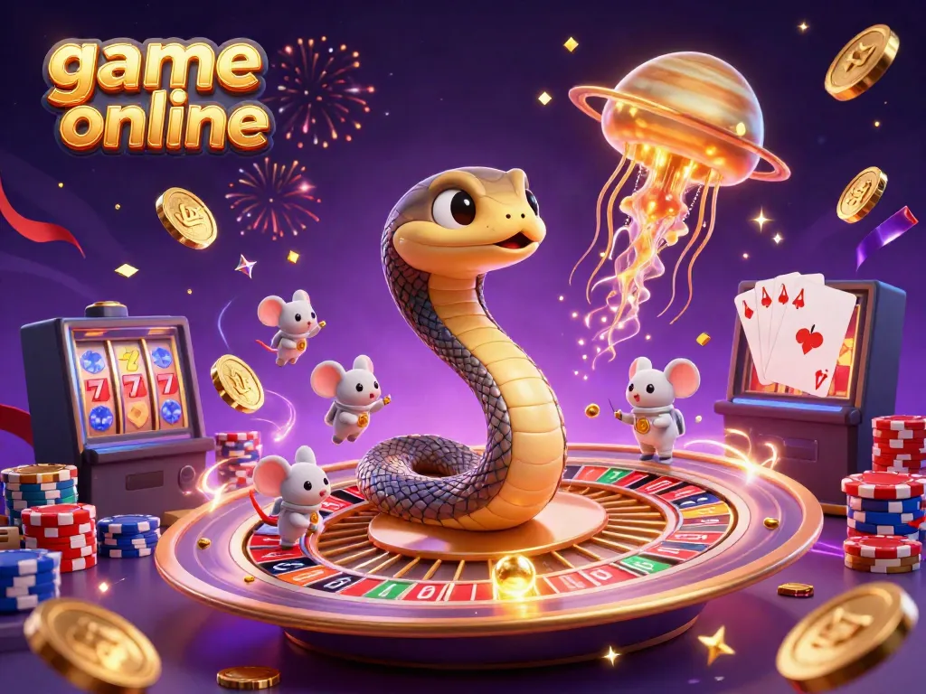 Experience exciting game online action with dynamic casino elements in a cosmic setting.