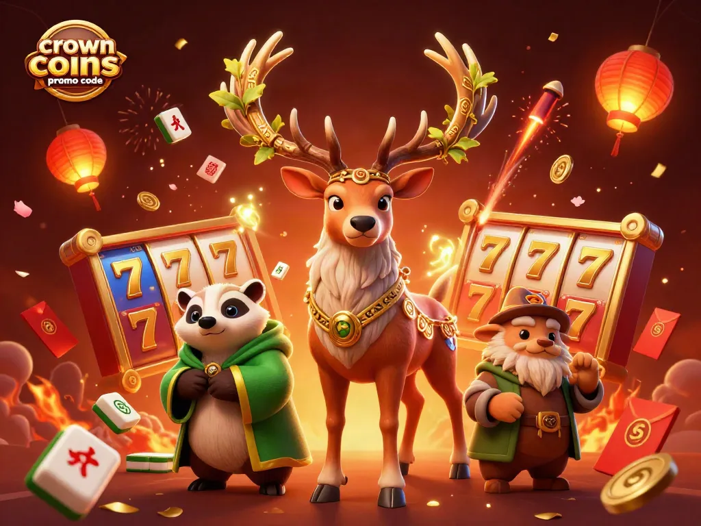 Crown Coins Casino promo code reveals thrilling slots and jackpots in a magical 3D realm.