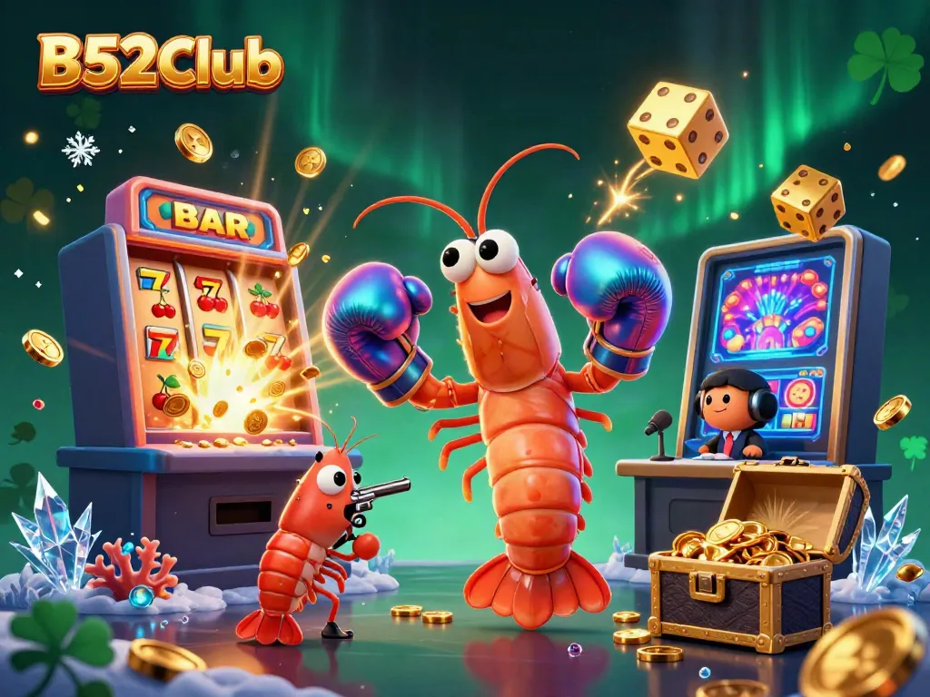 Experience the thrill of winning at B52Club with dynamic casino characters and dazzling game elements.