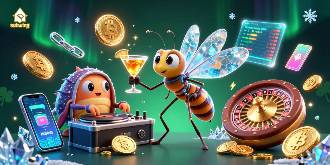 Engage with nohu-ring while a frozen mosquito mascot and trilobite DJ bring the casino to life.