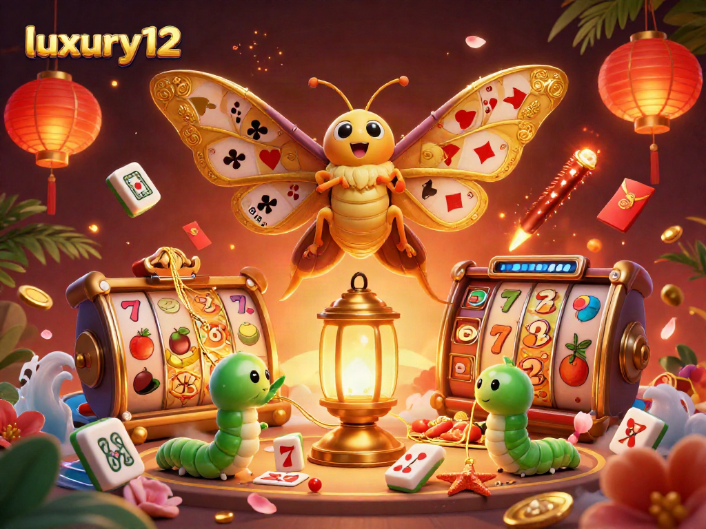 Experience captivating gaming excitement with luxury12, featuring a vibrant casino scene and dynamic elements.