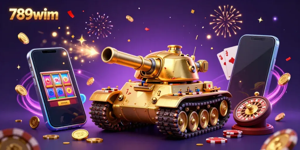 Experience thrilling gameplay at 789wim with colorful slot games and confetti-filled excitement.